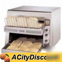 New holman commercial bun bread conveyor toaster