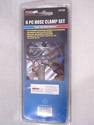 New hose clamp worm gear zink clamps assortment set kit 