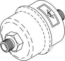 Reservior air vent bellows assembly midmark ritter M7 