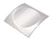 Rosseto liteware white convex dish |500 ea| AW2474