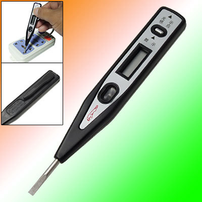 Safety ac dc digital voltage tester w lamp indicator