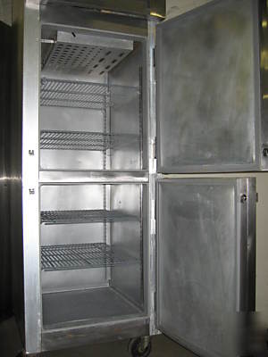 Single half door reach-in cooler by mccall