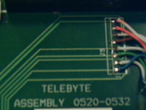 Telebyte 458-lm-20 line module loop simulator 2805-0532