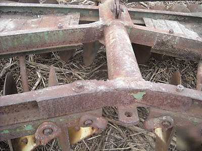 John deere 14' wheel disk disc hyd lift pull type nice