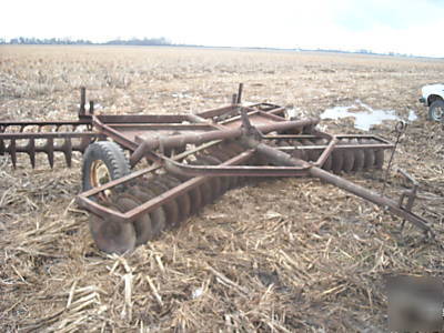 John deere 14' wheel disk disc hyd lift pull type nice