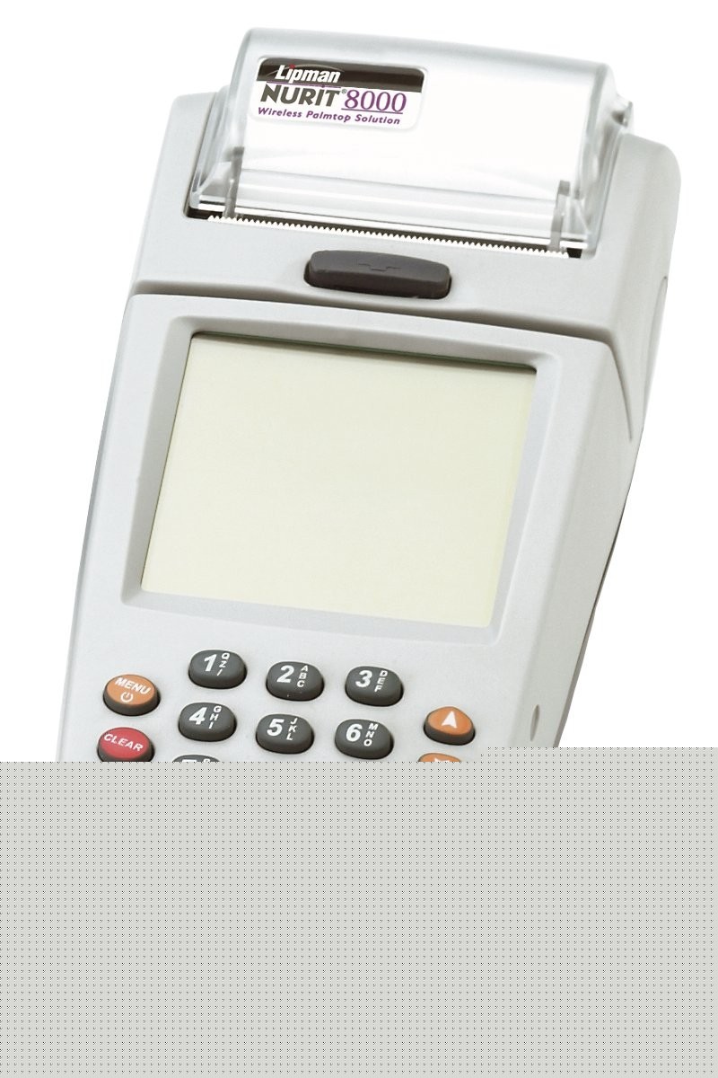 Nurit 8000 gprs wireless credit card terminal machine 