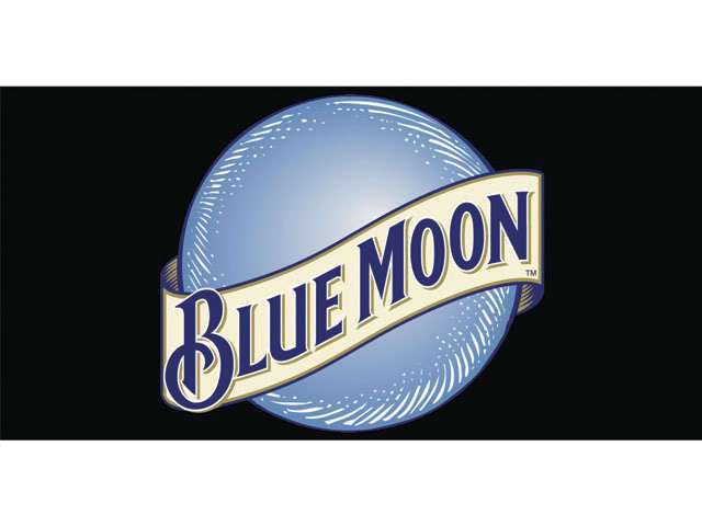 VN078 blue moon beer bar pub banner sign