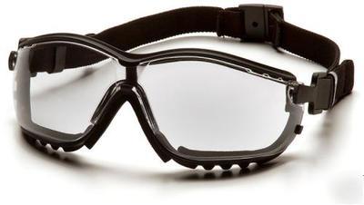 New pyramex V2G google safety glasses anti-fog 