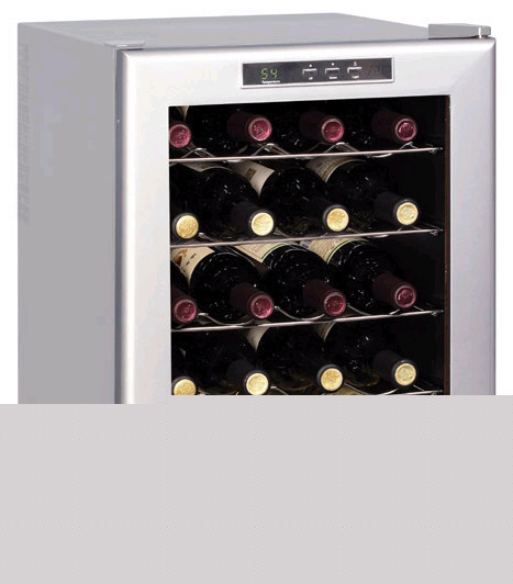 Wc-20SD thermoelectric 20 bottle wine cooler lock & key