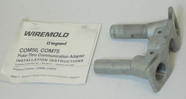 Wiremold COM50 communication conduit adapter qn=5