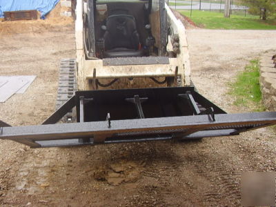 Skidsteer land plane grader attachment 84