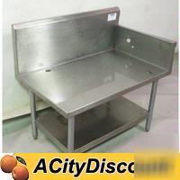 Used commercial stainless kitchen 41X25 equipment stand