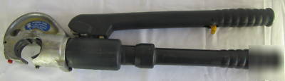 Alcoa 12 ton hydraulic cable wire crimper burndy huskie