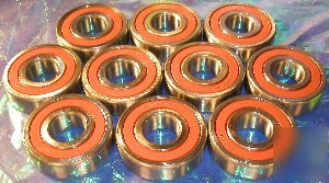 10 sealed ball bearing 6204DD 20X47X14