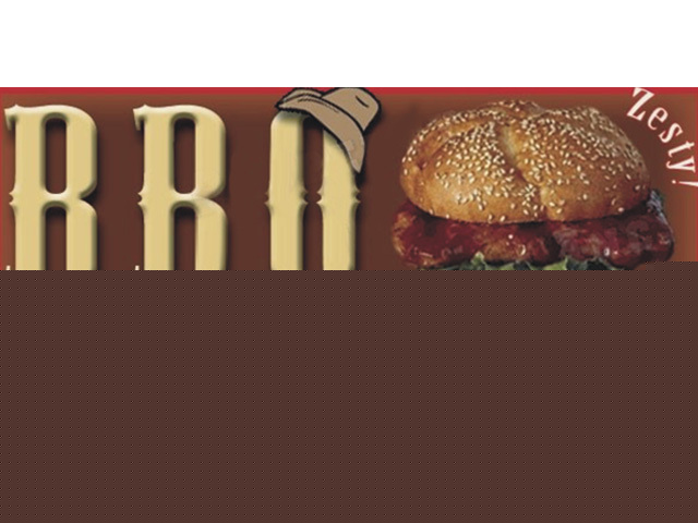BN075 bbq sandwich open welcome banner flag sign