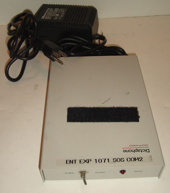 Dictaphone voice processor w/ ac adapter - 