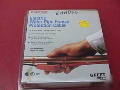 Electric water pipe freeze protection cable 6' AHB016
