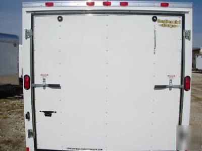 Enclosed 7 x 16 rear ramp trailer waco bill dallas area