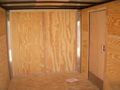 Enclosed 7 x 16 rear ramp trailer waco bill dallas area