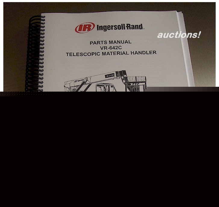 Ingersoll rand vr-642C forklift parts catalogue manual