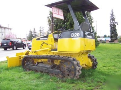 Komatsu D20A-7 dozer D20 -7 dozer 6 way blade cat D21