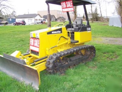 Komatsu D20A-7 dozer D20 -7 dozer 6 way blade cat D21