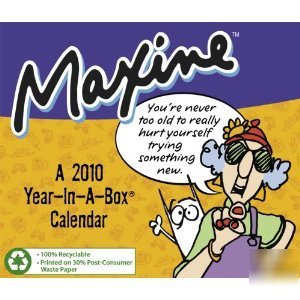 Maxine 2010 year in a box calendar 