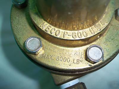 Meco regulator p-800 modern engineering company