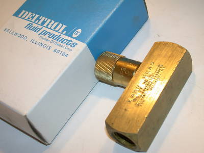 14 deltrol brass fluid control flow valve EF30B