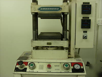 30T greenerd cpa-30 molding press 1989 hydrolair mold