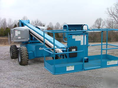 Genie jlg 60' boom manlift aerial diesel 4X4 refurb