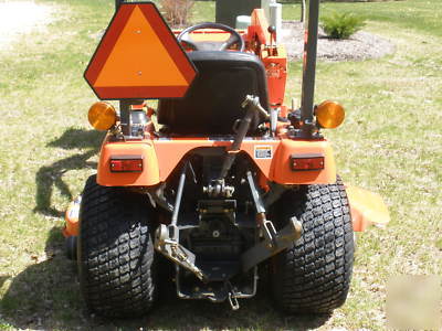 Kubota BX2200 tractor, 4WD, 22 hp with extras 