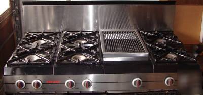 New brand garland gas 6 burner gas cooktop