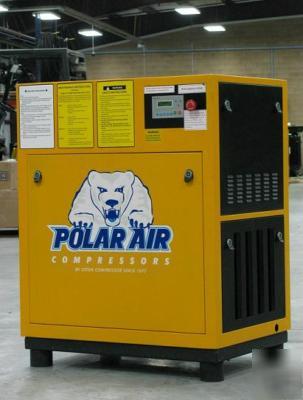 New eaton 7.5 hp, 1-phase rotary screw air compressor