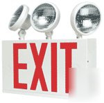 New nyc york city approved emergency light / exit sign