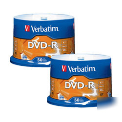 New verbatim 16X dvd-r media 95101KIT