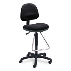 Safco precision extended height swivel stool with tear