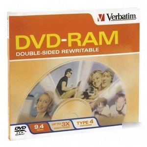 Verbatim 95003 -dvd-ram 3X 9.4GB double-s