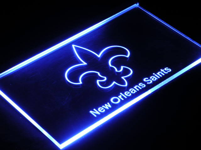 New U0487B orleans saints light neon sign