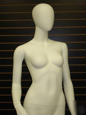 No face white color full size female mannequin rpf-1