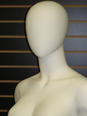 No face white color full size female mannequin rpf-1
