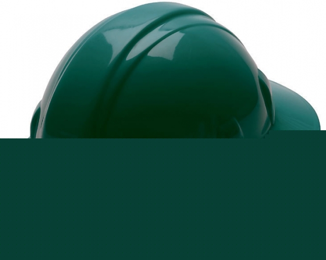 Pyramex full brim 6 point ratchet suspension hard hat