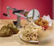 Ribbon fryâ„¢ cutter table mounted potato cutter