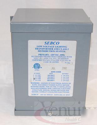 Sebco 1109 250W low voltage lighting transformer