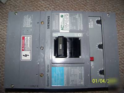 Siemens LXD63B600 600 a 600 v circuit breaker lxd