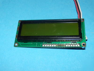 Sparkfun serial lcd V2.5 16X2 black on green 5V mpu pic