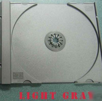200 standard gray cd tray for jewel case 