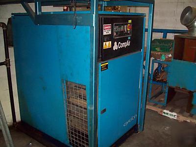 Comp air 50 hp rotary screw compressor with air dryer