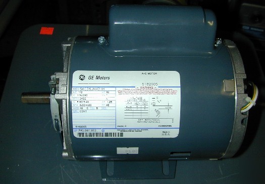 Ge motor 115VAC 1/2 hp model: 5KC36JN431H