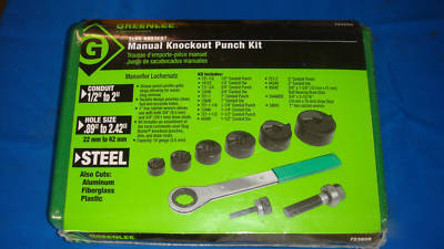 Greenlee 7238SB slug buster knockout punch set 1/2